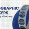 Holographic security stickers