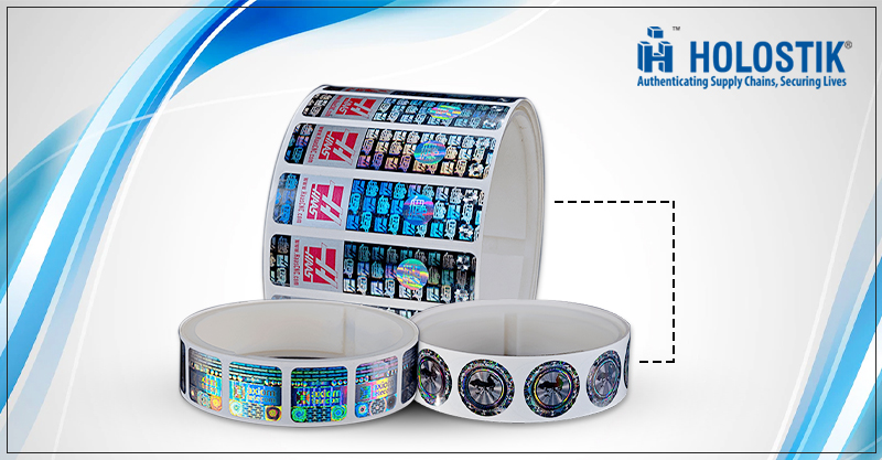 Hologram security stickers
