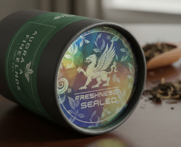 Holographic sealing wads 