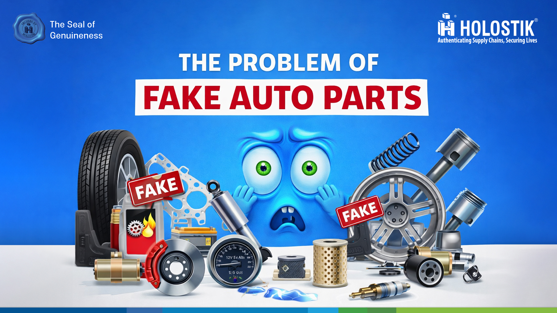Fake Spare Auto Parts Market in India