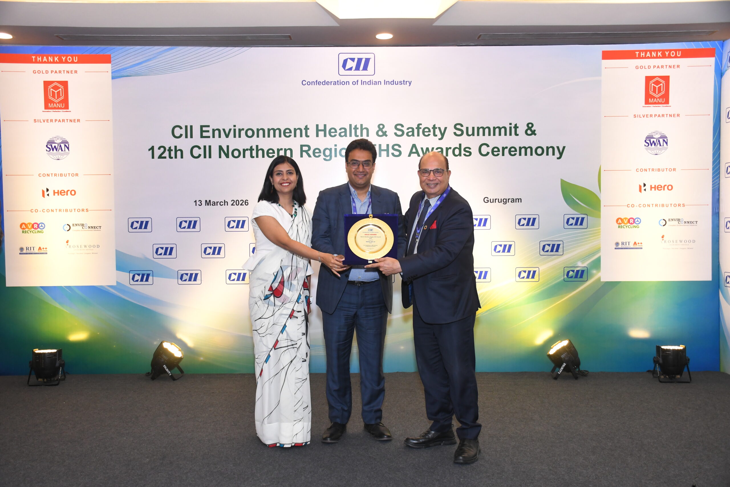 Team Holostik receiving the CII EHS Award 2026 (Cover Image)