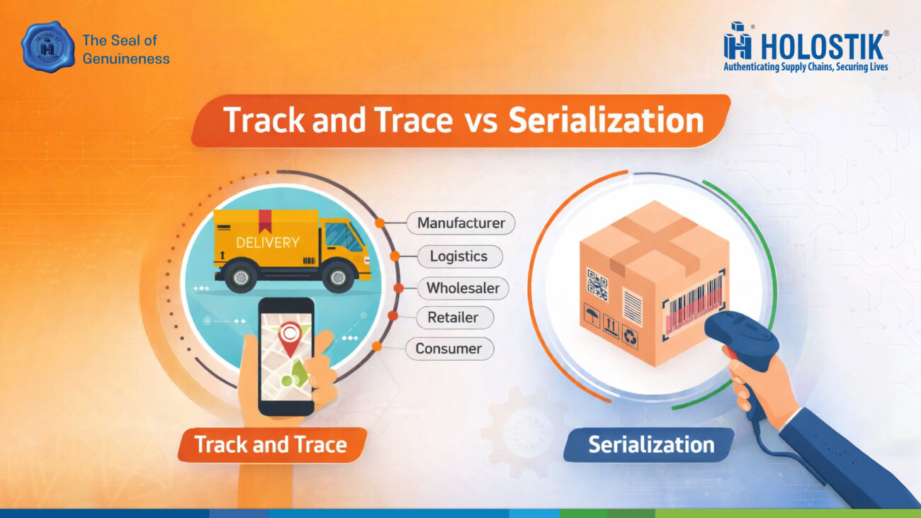 Track and Trace vs Serialization by Holostik